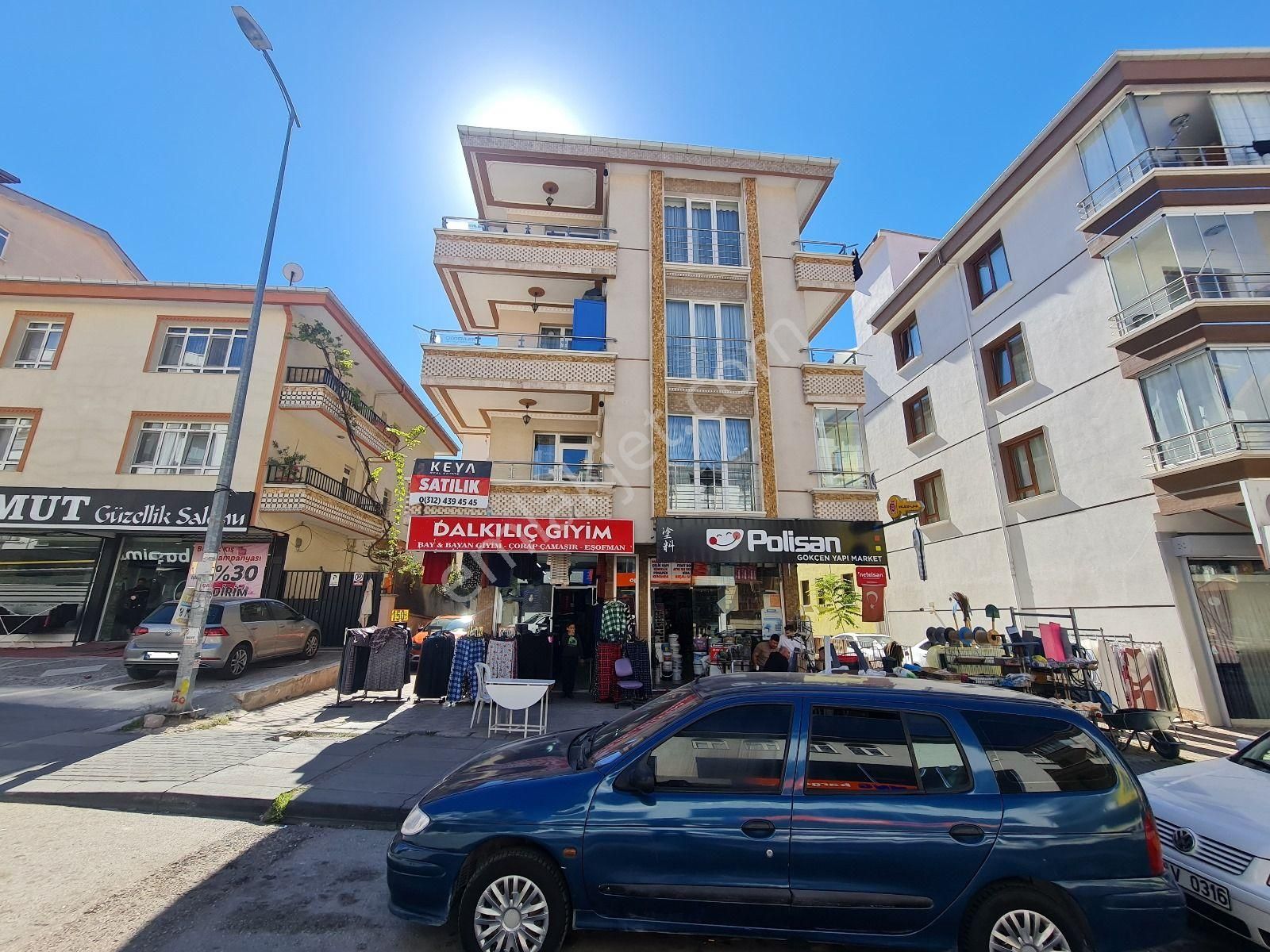 Keçiören Aktepe Satılık Daire  KEÇİÖREN AKTEPE'DE CADDE ÜZERİ 3+1 SATILIK DAİRE