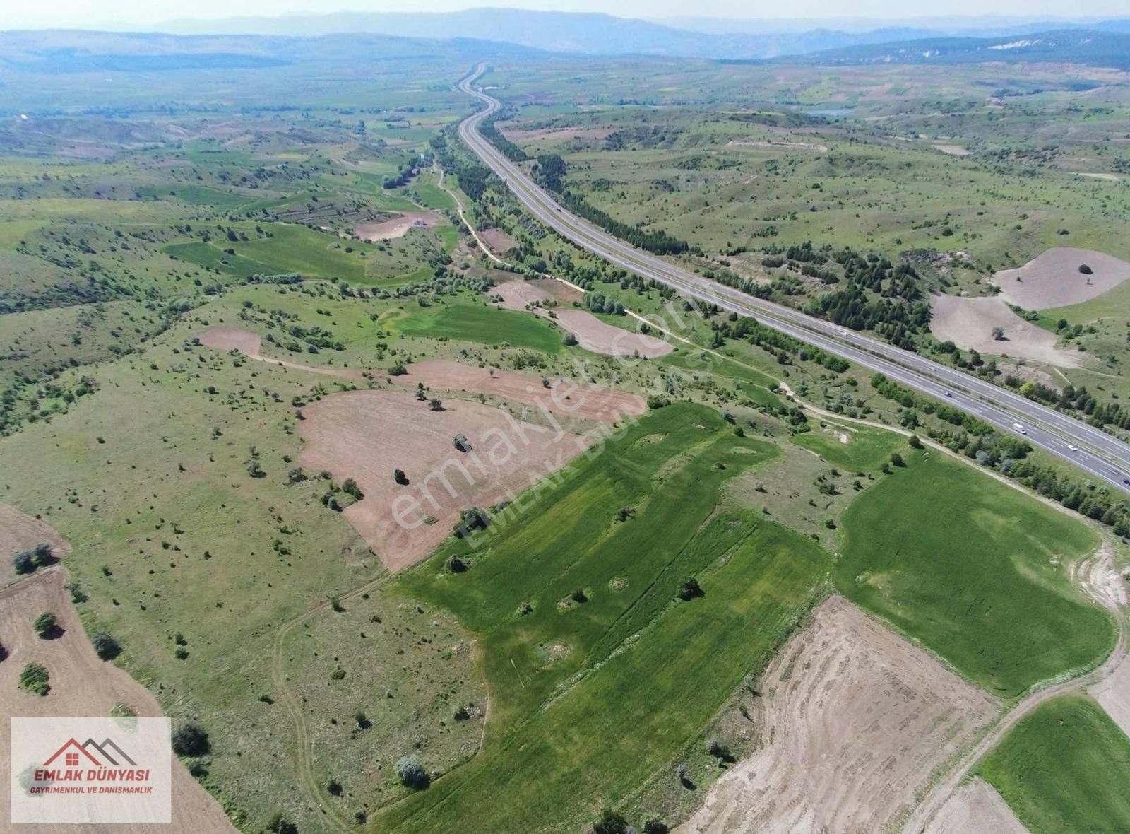 Ayaş Evci Satılık Tarla AYAŞTA OTOBAN KENARI MANZARALI TEK TAPU 6.776 m2 TARLA