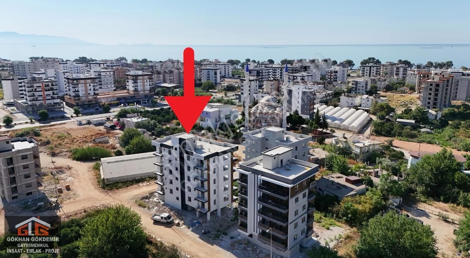 Finike Kum Satılık Daire GÖKHAN GÖKDEMİRDEN ANA YOL KENARI 4.KAT 1+1 LÜKS SATILIK DAİRE