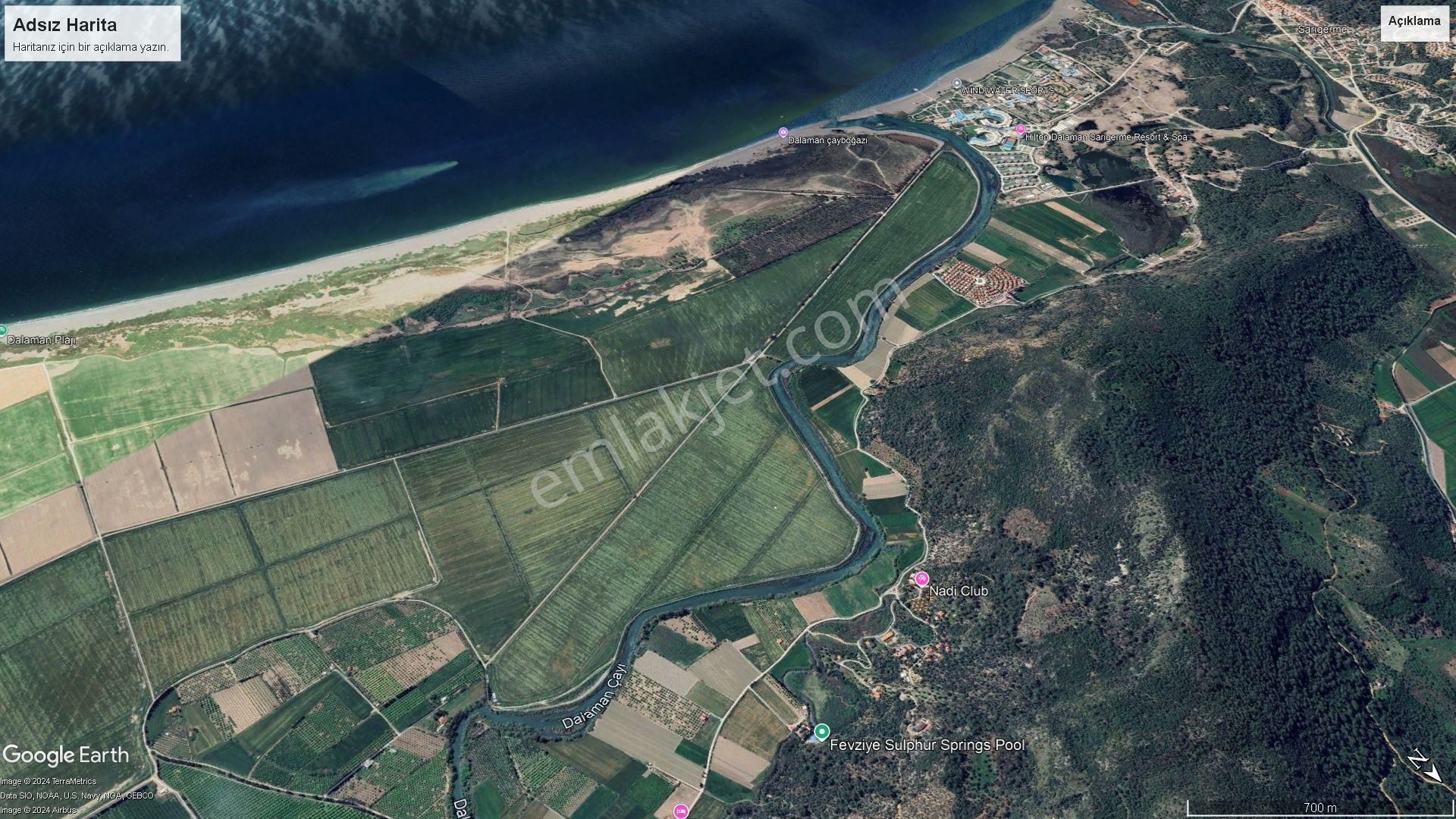 Muğla Ortaca Fevziye'de Satılık 27.250 M2 Deniz Manzaralı Tarla - Görsel 7