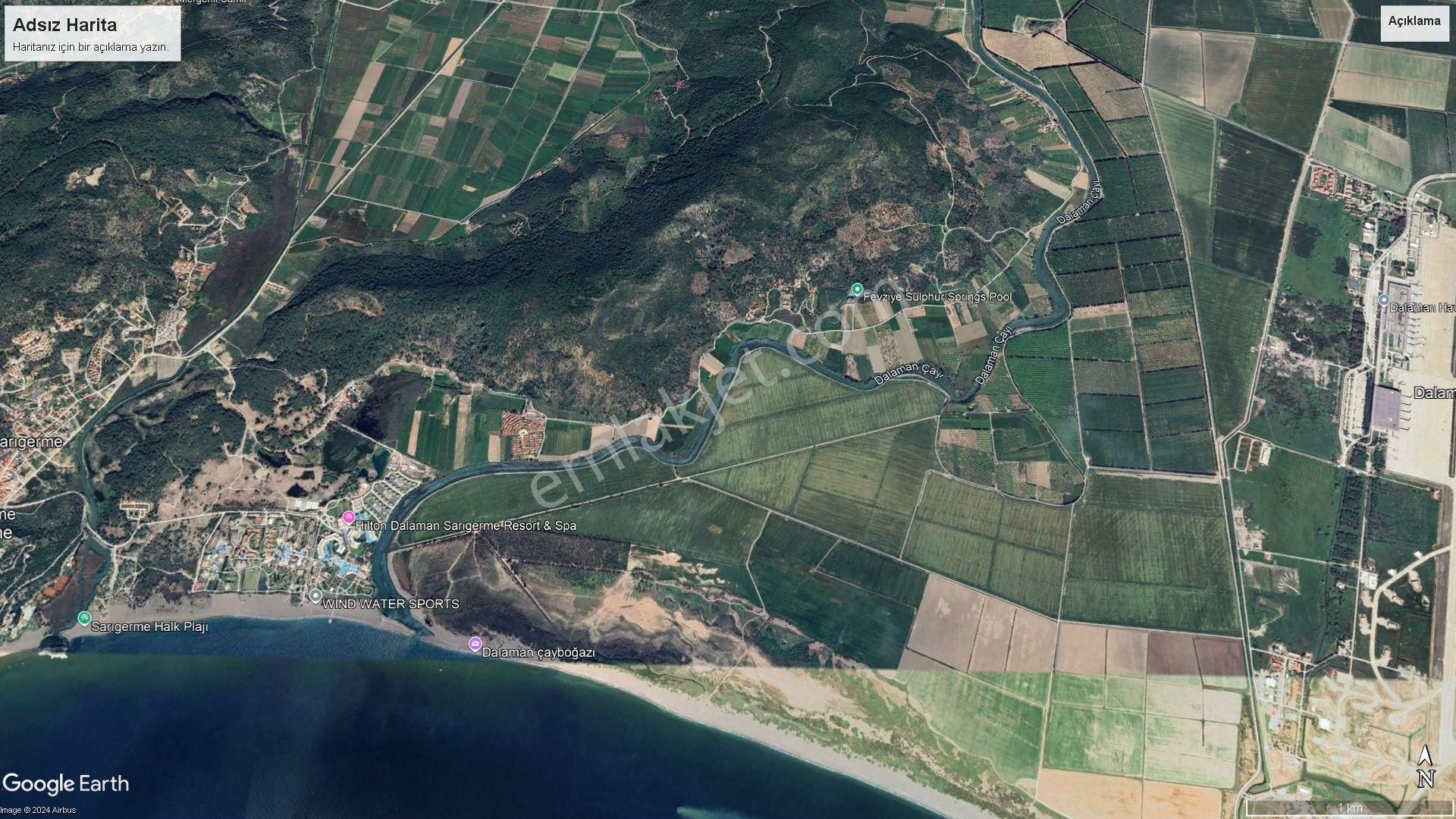 Muğla Ortaca Fevziye'de Satılık 27.250 M2 Deniz Manzaralı Tarla - Görsel 5