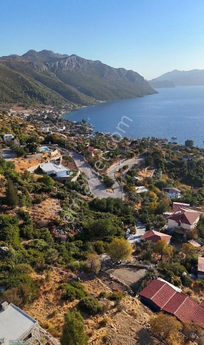 Marmaris Söğüt Satılık Tarla Marmaris Lider Emlak selimiyeden sogutte deniz manzaralı yol cepheli satilik tarla