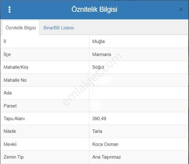Eval Emlak'tan Muğla Marmaris Söğüt’te 390 M² Satılık Tarla – Yatırım Fırsatı! - Görsel 2