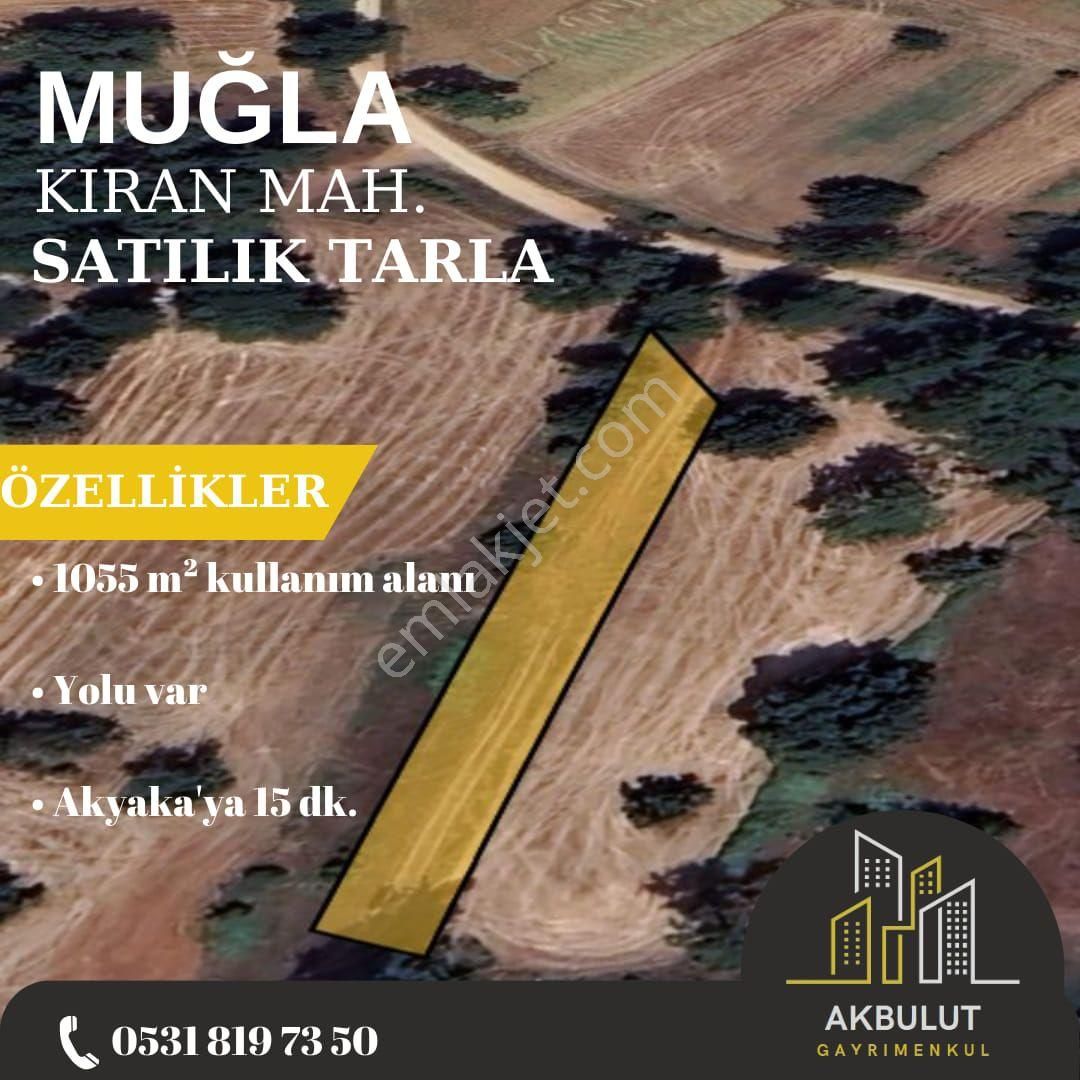 Menteşe Kıran Satılık Tarla Kıran-kuyucak Mevkinde Kira Getirisi Olan 1055 M² Tarla