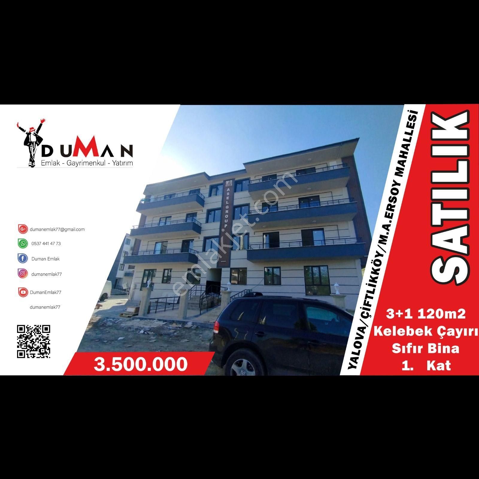 Çiftlikköy Mehmet Akif Ersoy Satılık Daire  3+1 SATILIK FIRSAT DAİRE