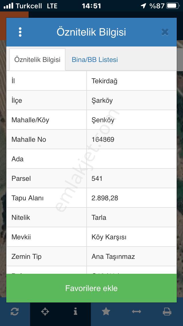 Şarköy De Işık Emlaktan Şenköy Mah De 2900 M2 Çevizlik - Görsel 19