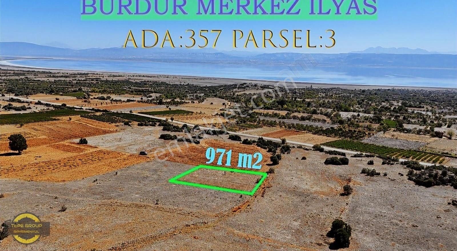 Burdur Merkez İlyas Köyü (Çay) Satılık Tarla Burdur Merkez İlyasta Full Göl Manzaralı Satılık Tarla