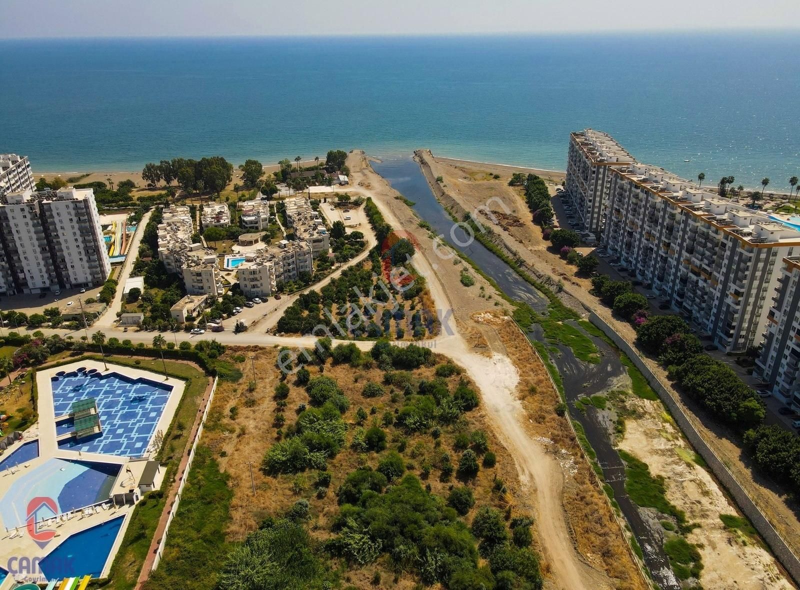 Erdemli Çeşmeli Satılık Turizm İmarlı Çamak'tan Çeşmeli'de Denize 1.parsel 5.187m² Satılık Otel Arsası