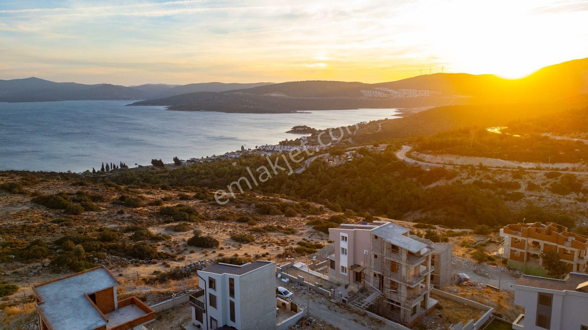 Karaburun Mordoğan Satılık Villa  İzmir Karaburun Mordoğan Kamukent'te Eşsiz Manzaralı 4+1 Villa