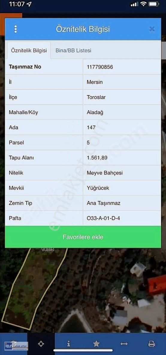İlke'den Aladağda 1561 M2 Satılık Meyve Bahçesi - Görsel 3