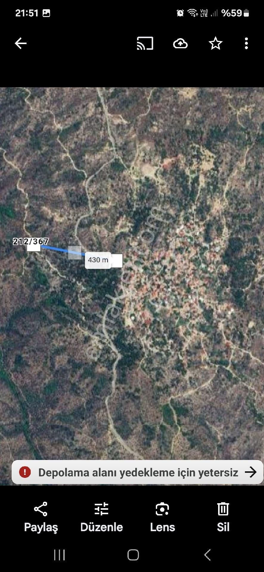 Sahibinden Muğla Milas Çomakdağ Köye Yakın 233m² Tarla 205 Bin Tl Takas Olur - Görsel 16