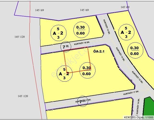 Yalova Merkez Kadıköy Bld. (Merkez) Satılık Konut İmarlı  Yalova Merkez Kadıköy de 496 m2 Satılık Arsa