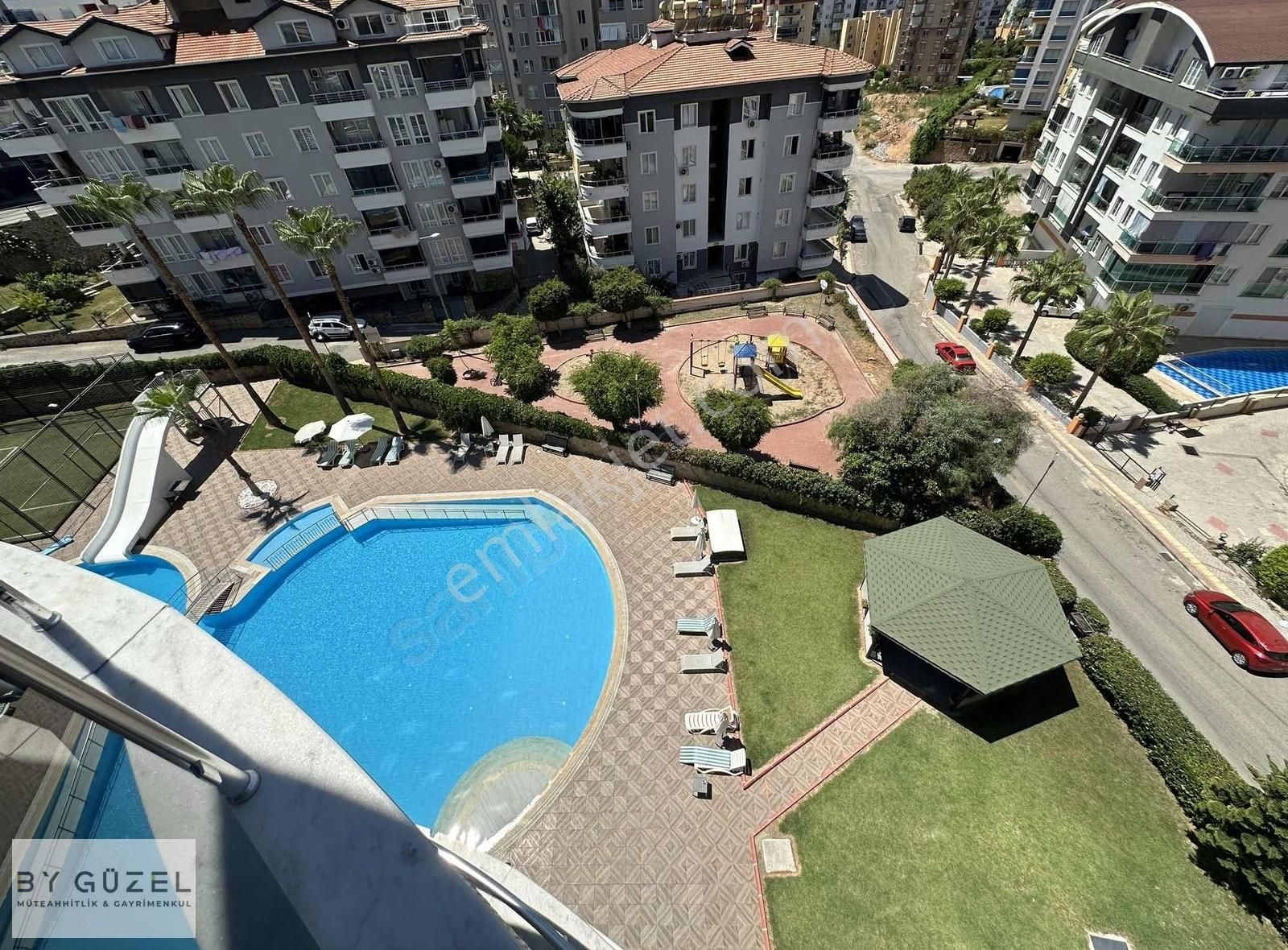 Alanya Tosmur Kiralık Daire Tosmur'da eşyalı havuzlu temiz kiralık daire