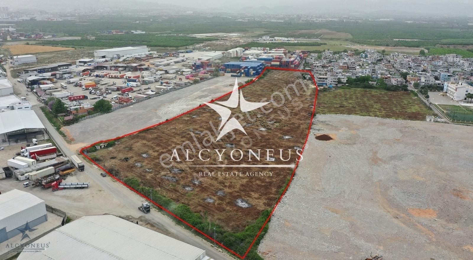 Akdeniz Yeşilçimen Satılık Sanayi İmarlı ▙ALCYONEUS▟'DEN AKDENZ YEŞİLÇİMEN MH.DE»34.100m²»YATIRIMLIK ARSA