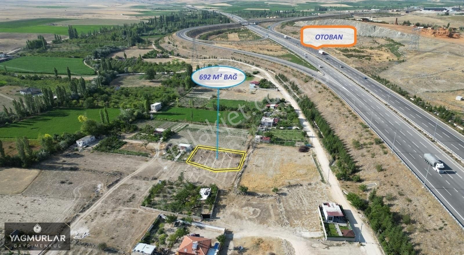 Niğde Merkez Aktaş Bld. (Yeni) Satılık Bağ & Bahçe YAĞMURLAR GAYRİMENKUL'DEN AKTAŞ YENİ MAH. 692 M² SATILIK BAĞ !!!