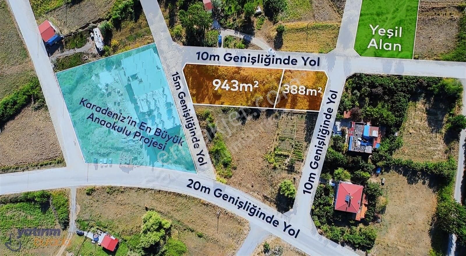 Atakum Büyükkolpınar Satılık Konut İmarlı Atakum En Popüler Bölge 400 M² Dükkan + 40 Dairelik Satılık Arsa