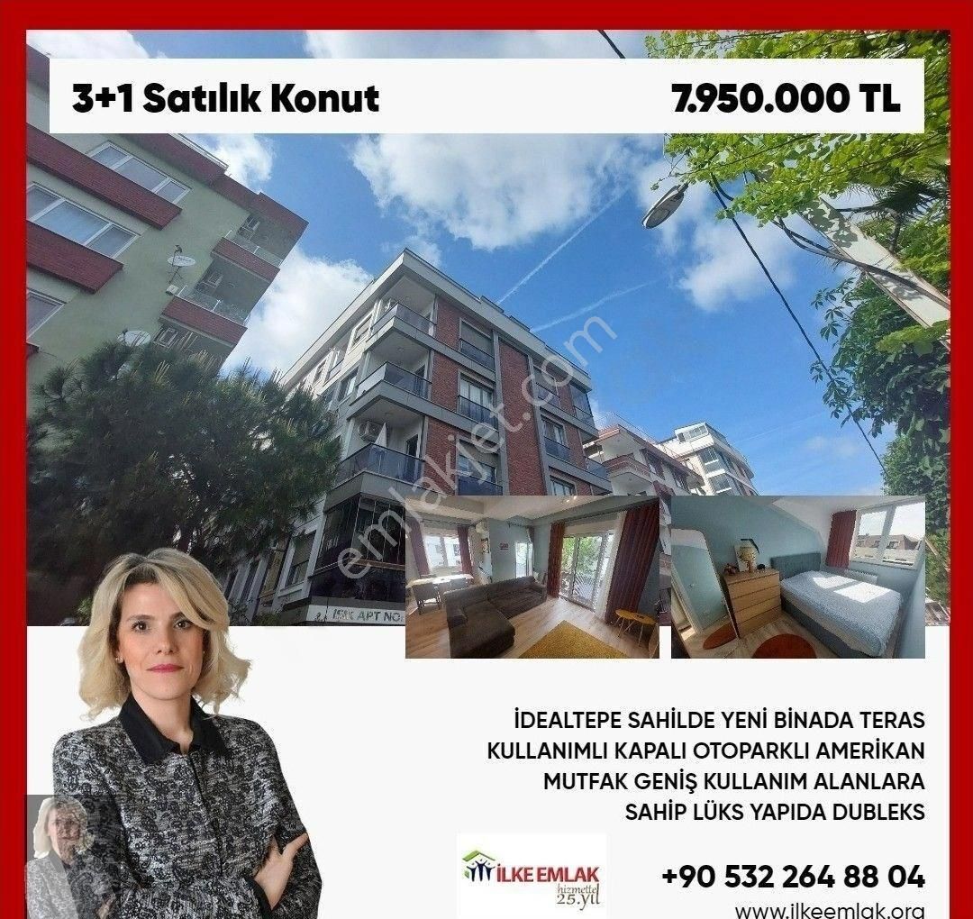 Maltepe İdealtepe Satılık Daire İdealtepe Mh. | Satılık Daire - Sahile Marmaray'a   Yakın Yeni Binada Kapalı Otoparklı FIRSAT !!!