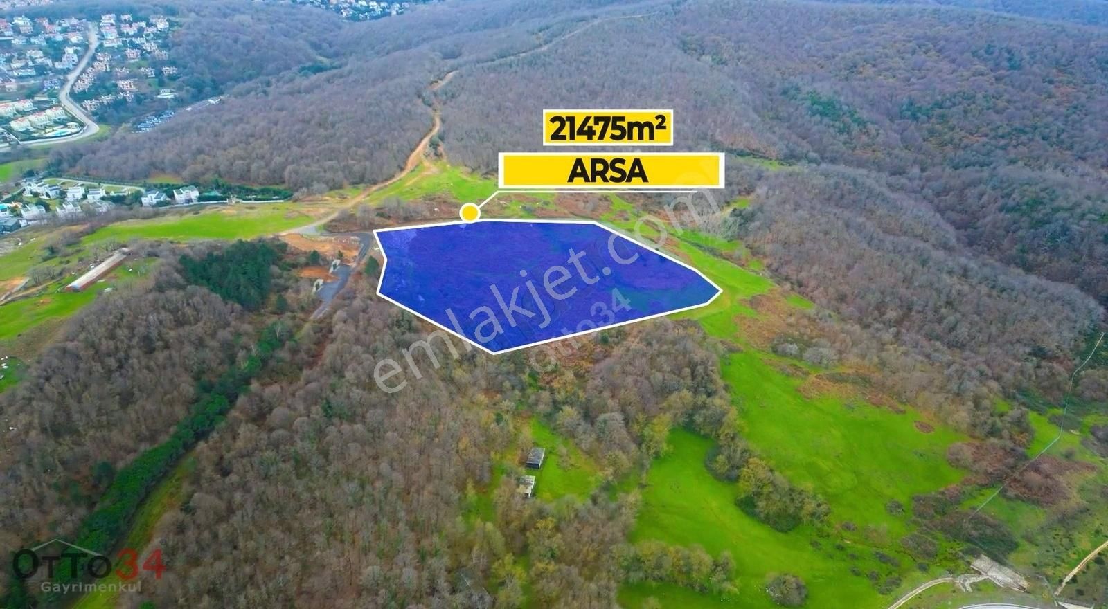 Zekeriyaköy'de Deniz Manzaralı Villa İmarlı 21474m² Satılık Arsa - Görsel 18