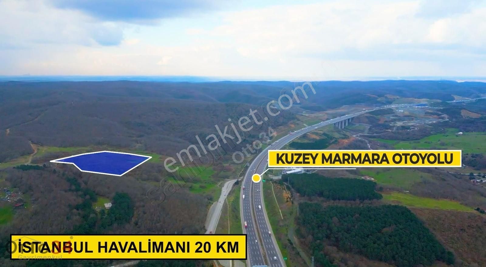 Zekeriyaköy'de Deniz Manzaralı Villa İmarlı 21474m² Satılık Arsa - Görsel 4