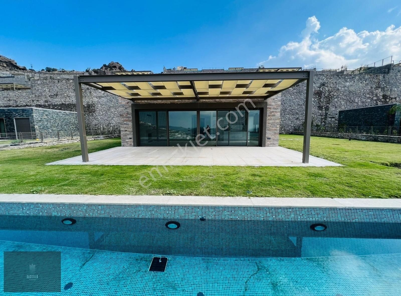 Bodrum Yalıkavak Seba Taş Evler'de Deniz Manzaralı Villa - Görsel 17