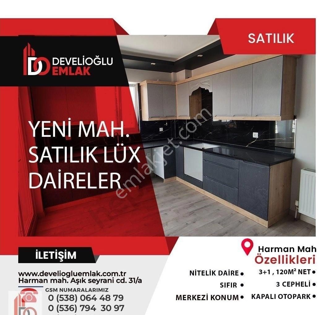 Develi Yeni Satılık Daire YENİ MAHALLADE SIFIR SATILIK LÜX DAİRELER