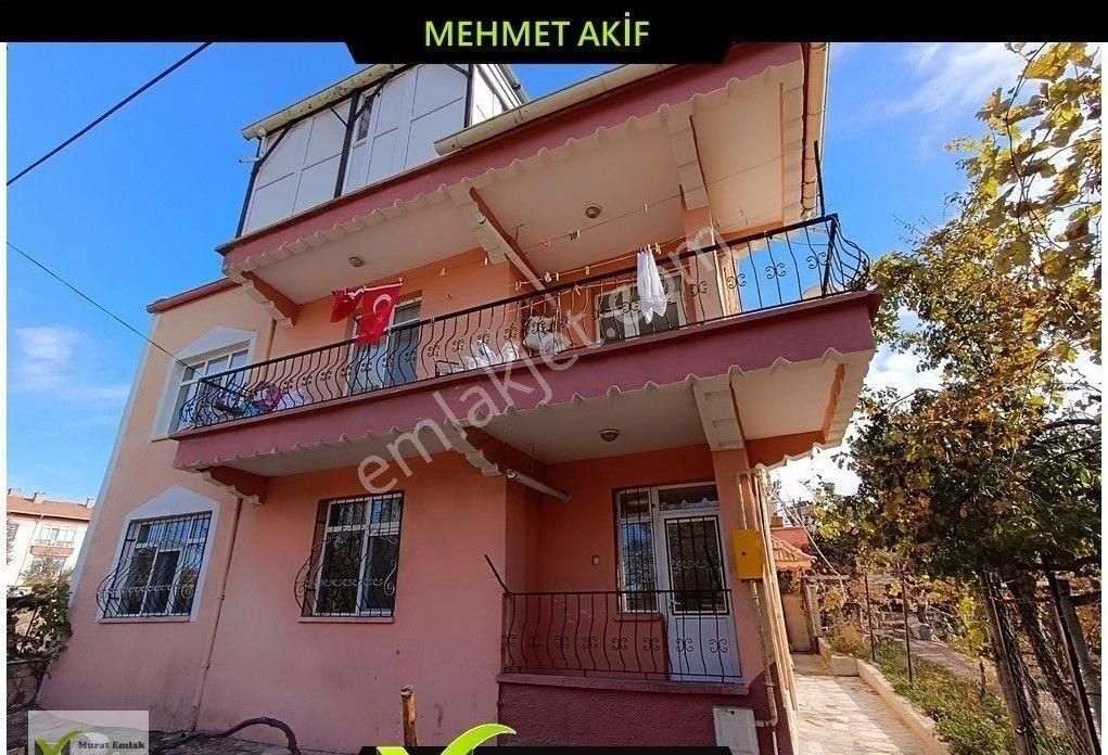 Polatlı Mehmet Akif Satılık Daire MURAT EMLAKTAN 350 M2 ARSA ÜZERİNE YAPILI 2 KATLI EV + TERAS KATI KOMPLE MÜLKİYET SATILIK