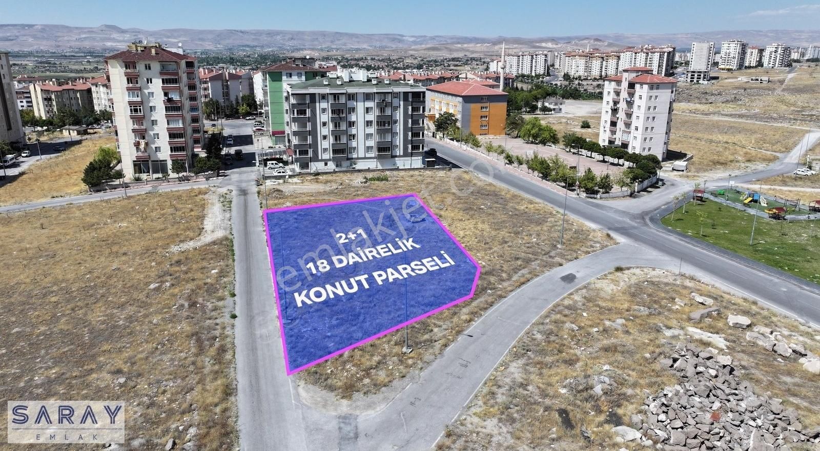 Melikgazi Bahçelievler Satılık Konut İmarlı MİMARSINAN'DA 945m2 TEMİZ KONUT PARSELİ