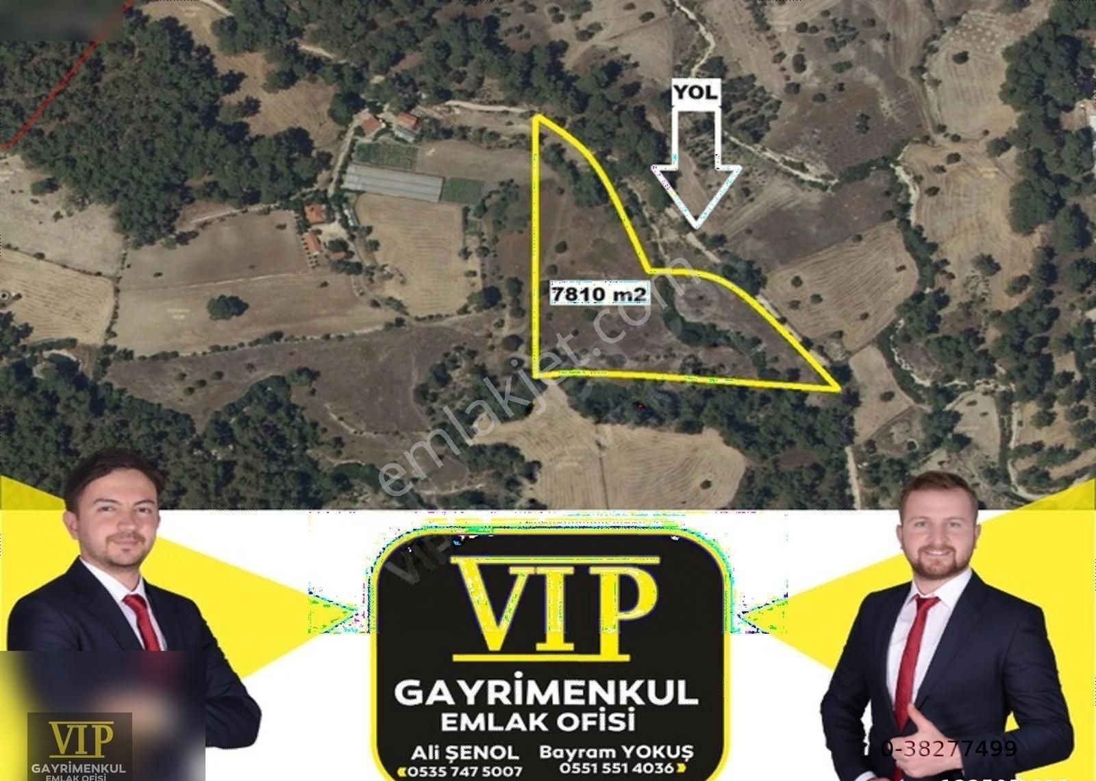 Kaş Uğrar Satılık Tarla VIP GAYRİMENKUL' den Kaş/Uğrar 7.810 m² RIZA-İ TAKSİM SÖZLEŞMELİ