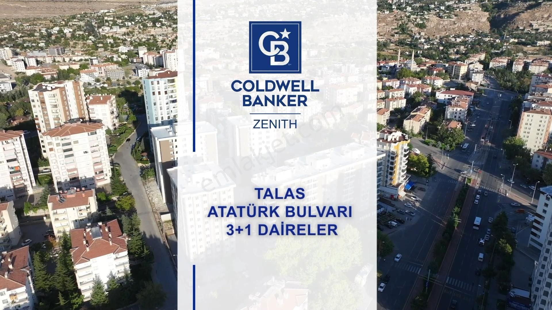 Talas Kiçiköy Satılık Daire  CB Zenith I ATATÜRK BULVARINDA 3+1 DAİRELER.