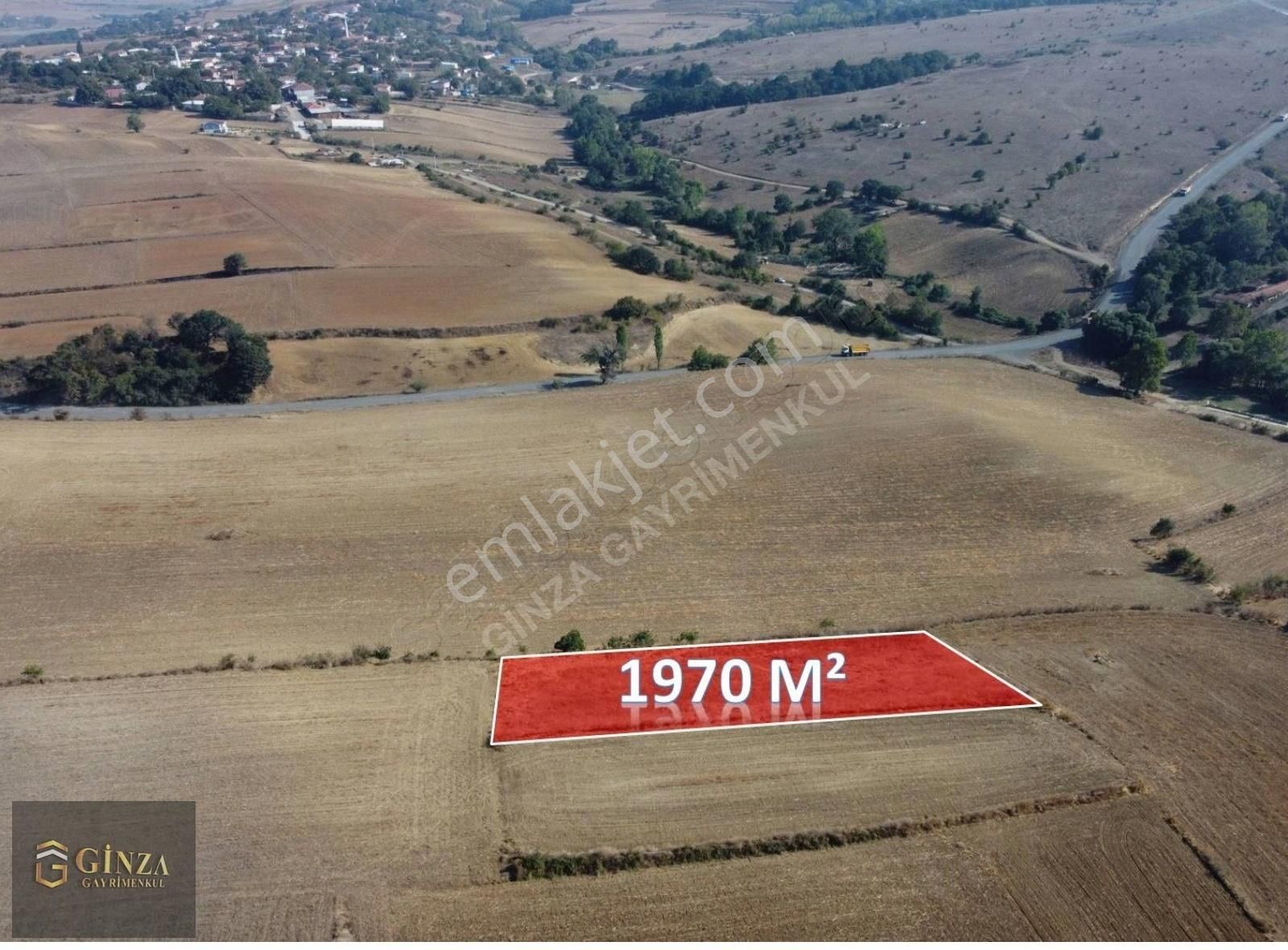 Süleymanpaşa Bıyıkali Satılık Tarla Ginza'dan,tekirdağ Bıyıkali De Tek Tapu 1970m2 Tarla