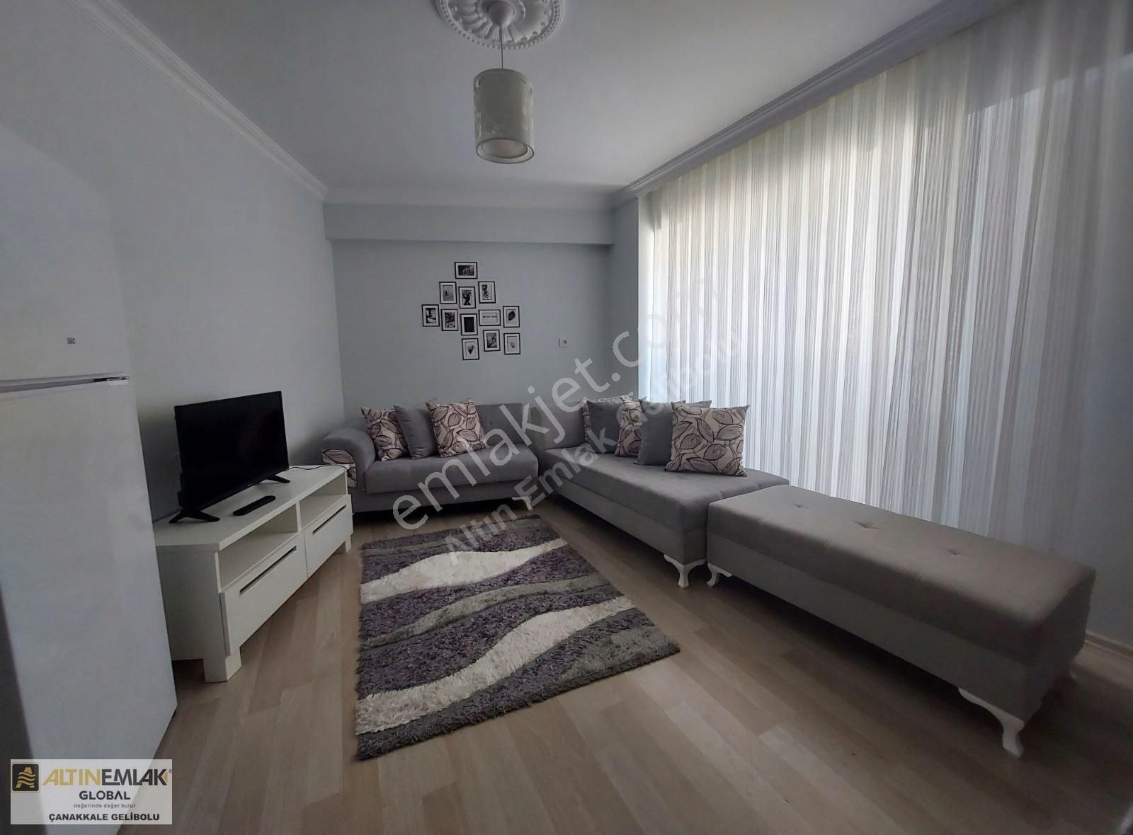 Gelibolu Yazıcızade Eşyalı Kiralık Daire ALTIN EMLAKTAN SAHİLE YAKIN 1+1 YENİ EŞYALI KİRALİK DAİRE