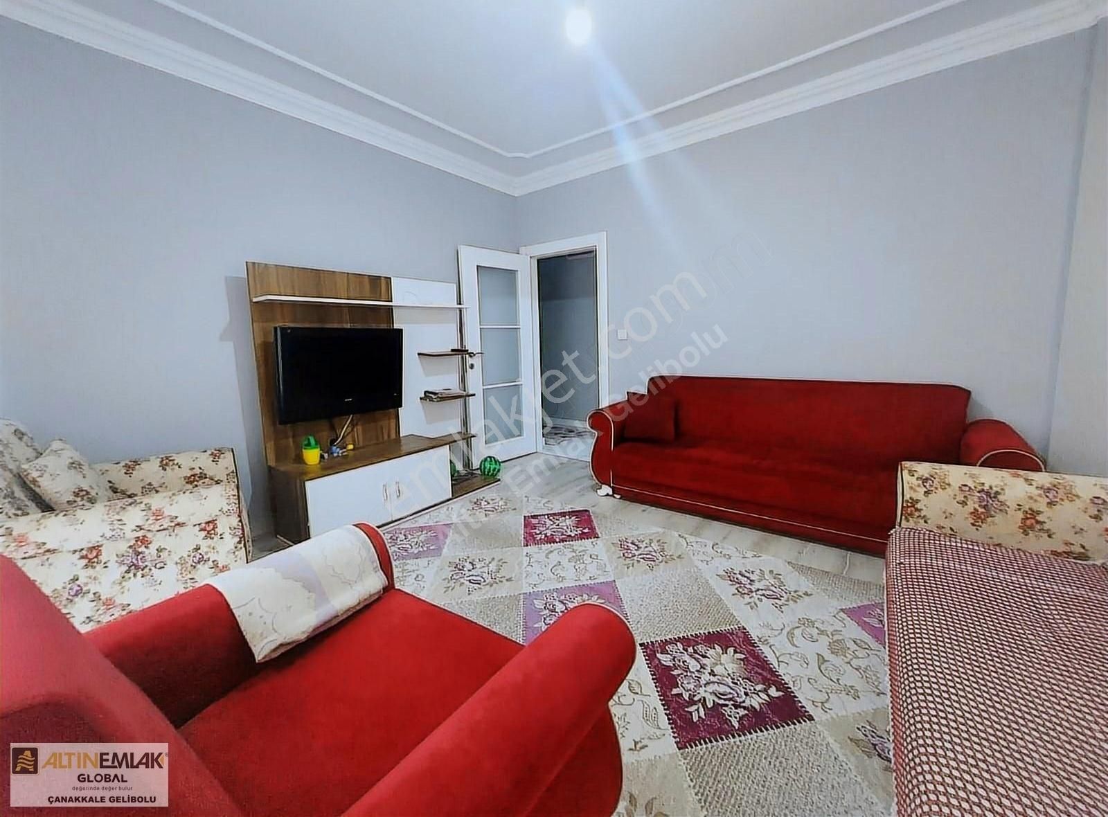 Gelibolu Yazıcızade Eşyalı Kiralık Daire ALTIN EMLAKTAN SITE İÇERİSİNDE YENI EŞYALI 2+1 KİRALIK DAİRE