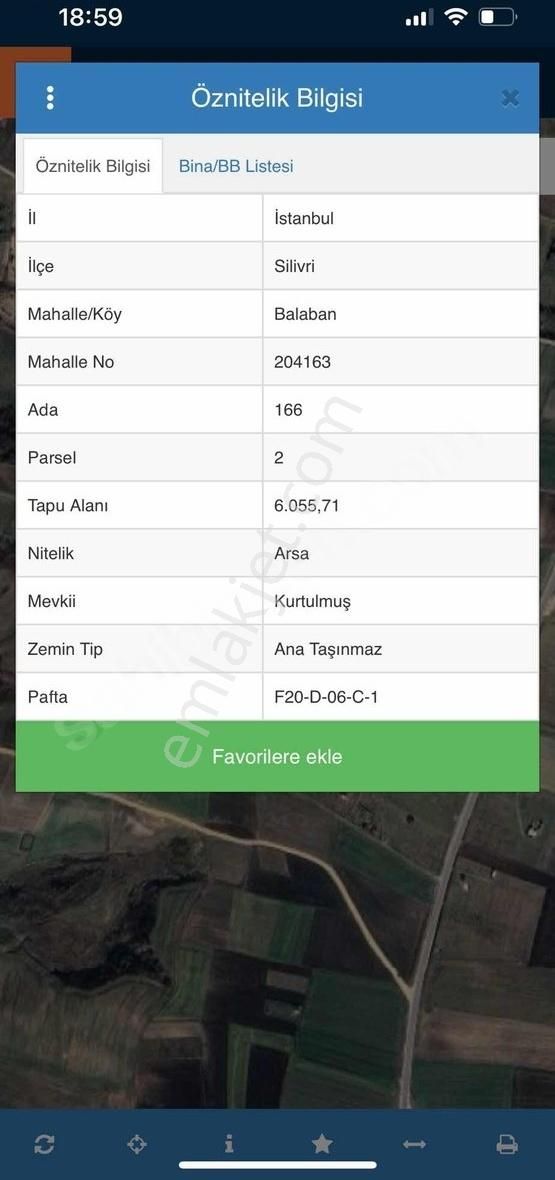 Silivri Çanta Balaban Satılık Tarla Silivri balaban'da satılık arsa