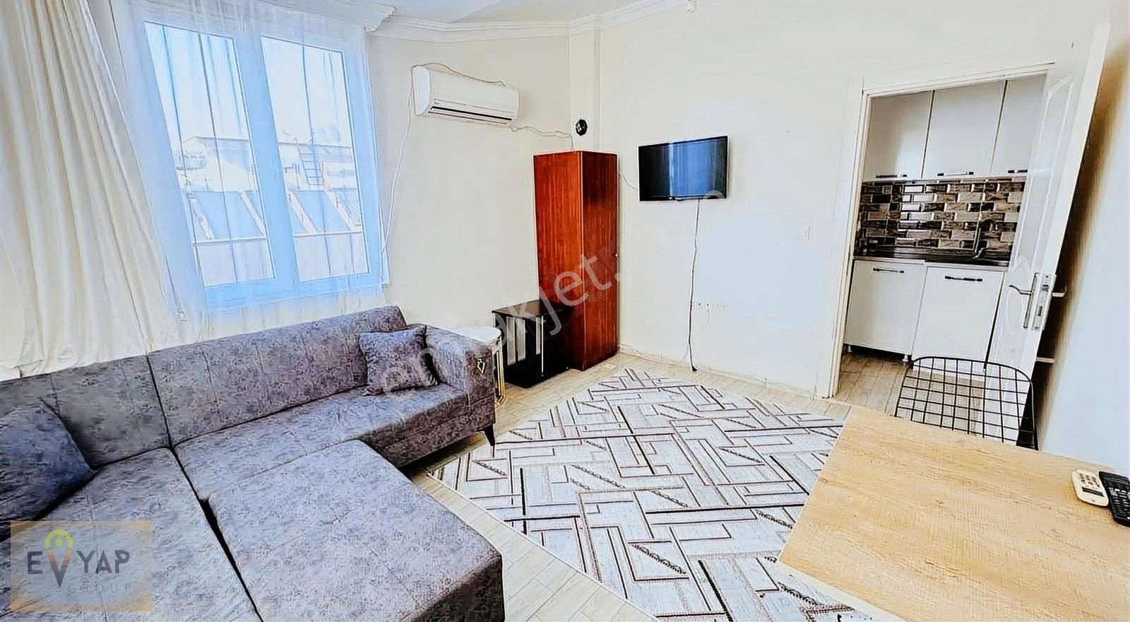 Kepez Kültür Kiralık Daire EVYAP 'tan FULL MÖBLELİ ASANSÖRLÜ 2+0 KİRALIK DAİRE