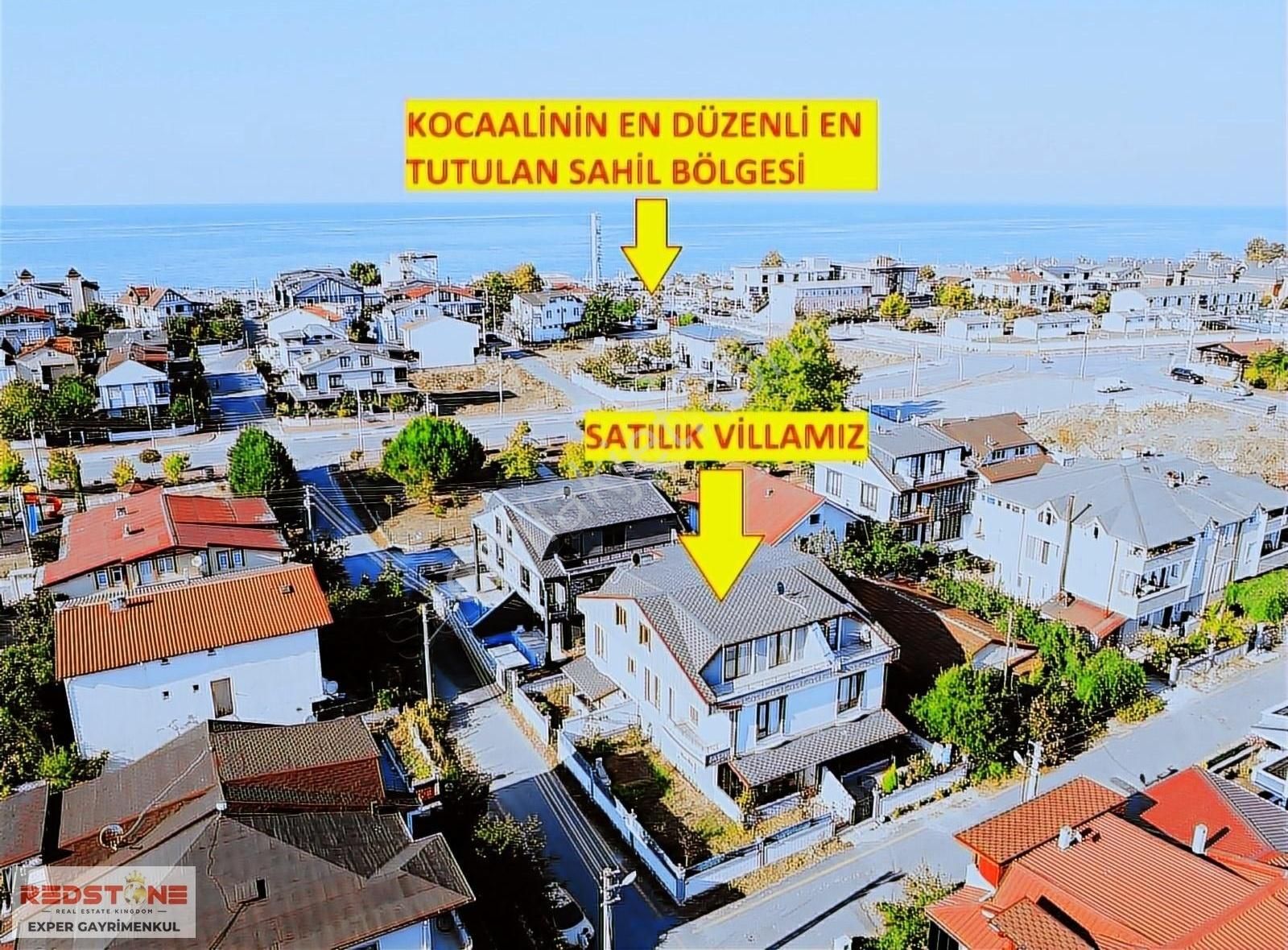 Kocaali Yalı Satılık Villa Kocaali Merkez Sahilde Geniş Bahçeli Müstakil Girişli 4+1 Villa