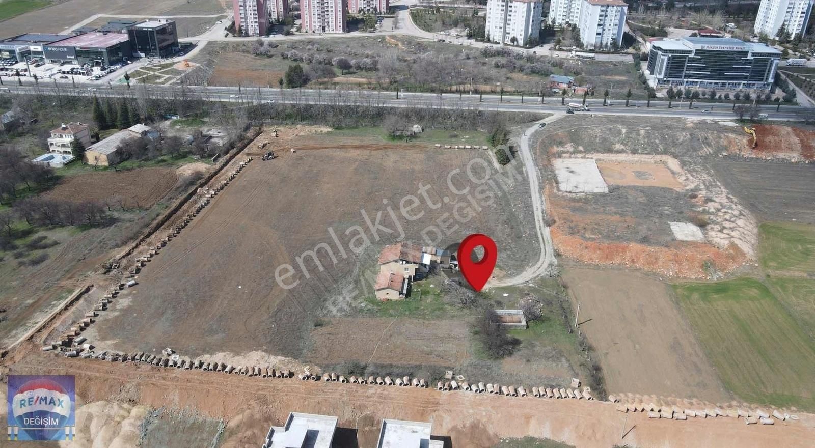 Elazığ Merkez Ataşehir Satılık Ticari İmarlı REMAX DEĞİŞİMDEN MALATYA CAD. TİCARİ + 8 KAT KONUT İMARLI ARSA