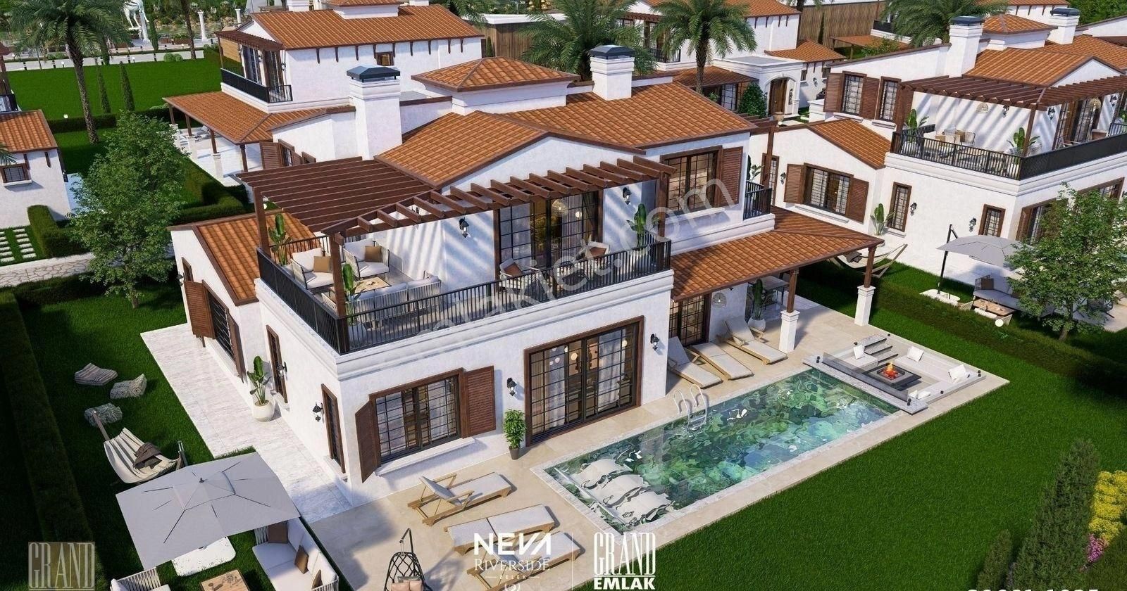 Serik Kadriye Satılık Villa BELEK NEVA RİVERSİDE SİTESİNDE 5+1 SATILIK MÜSTAKİL VİLLA