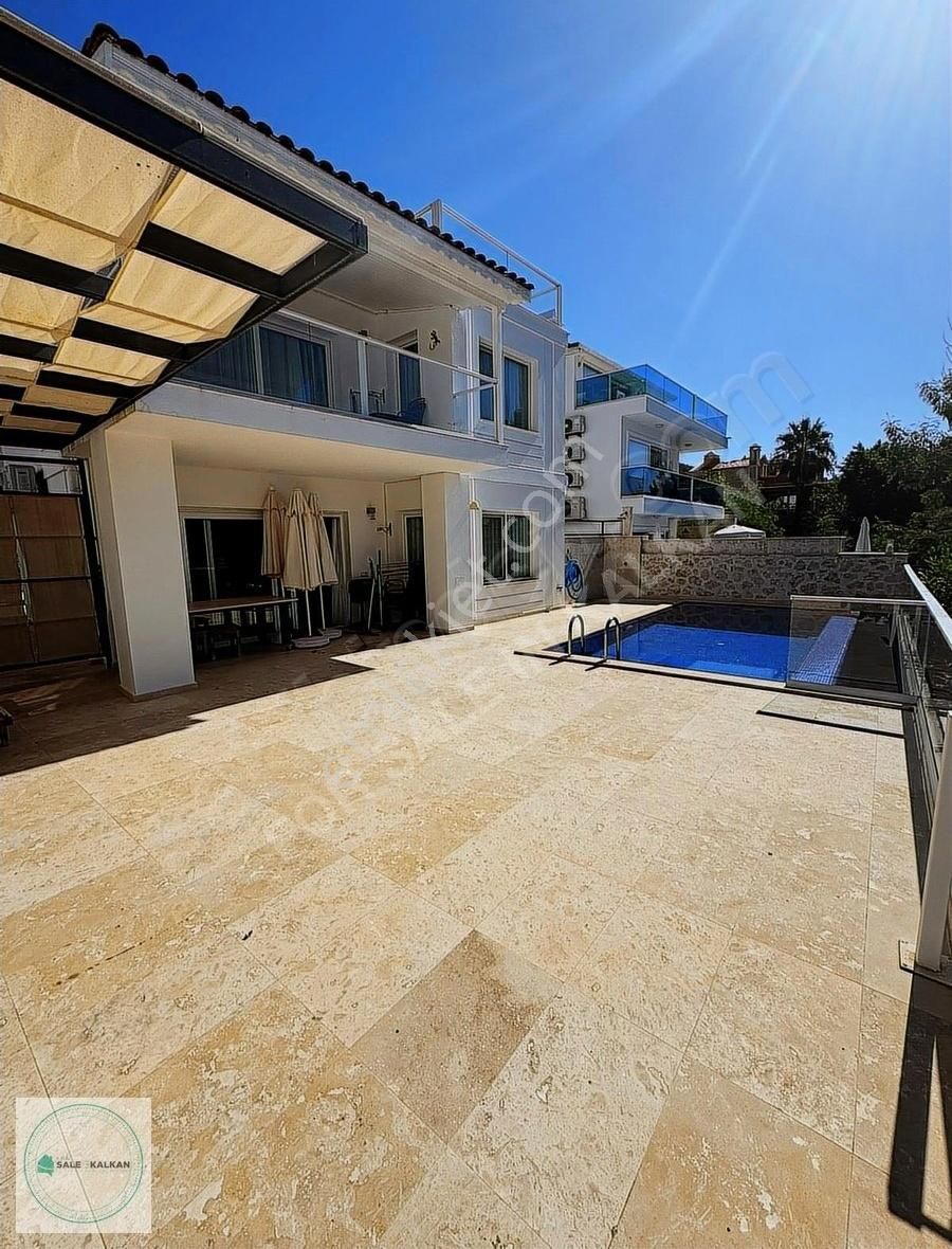 Kaş Kalkan Satılık Villa Kalkan Kalamar Mevkiinde 7+2 Deniz Manzaralı