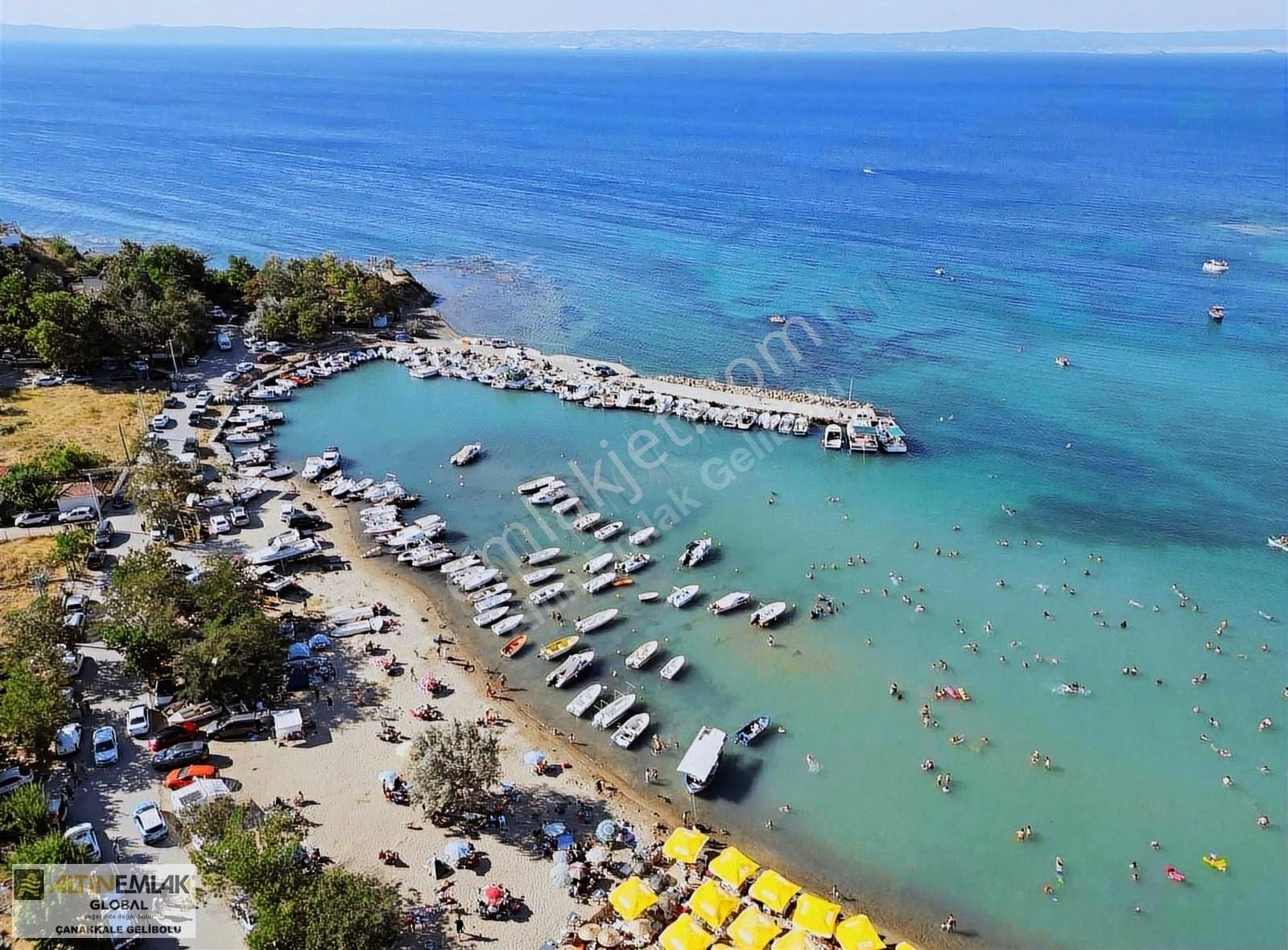 Gelibolu Güneyli Köyü Satılık Villa İmarlı ALTIN EMLAKTAN GÜNEYLİ DE PANORAMİK SAROZ MANZARALI ARSA