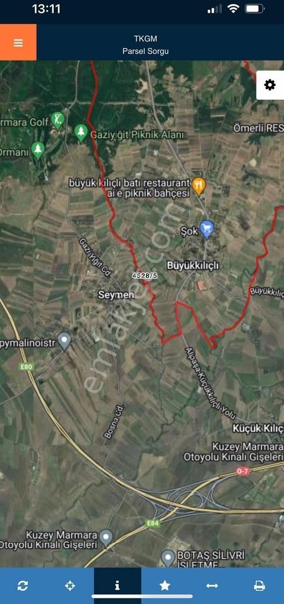 İstanbul Silivri Büyükkılıçlıda 704 M2 Satılık Arsa - Görsel 4