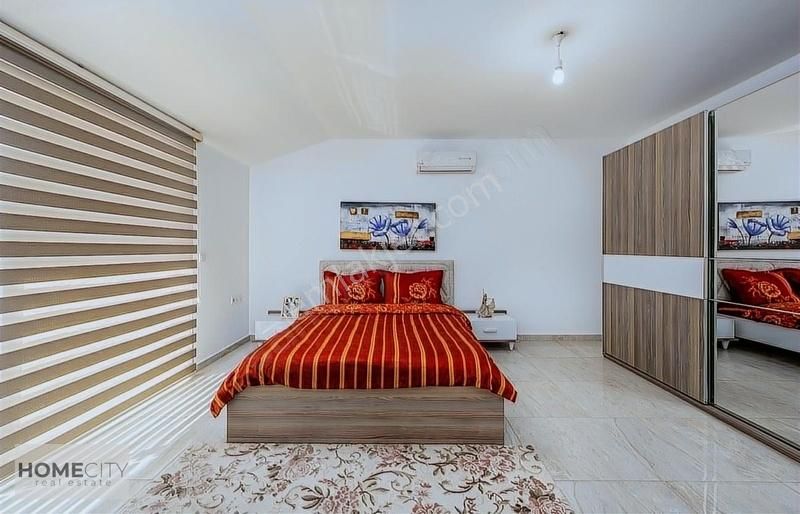 Alanya Kestel 3+1 Dublex 130m2 Açık Kapalı Havuz,deniz Manzaralı - Görsel 15