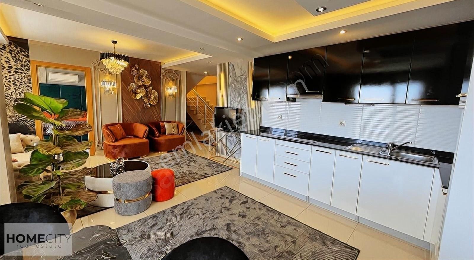 Alanya Cikcilli 3+2 230m2 Dubleks Açık Kapalı Havuz Sauna Hamam - Görsel 28