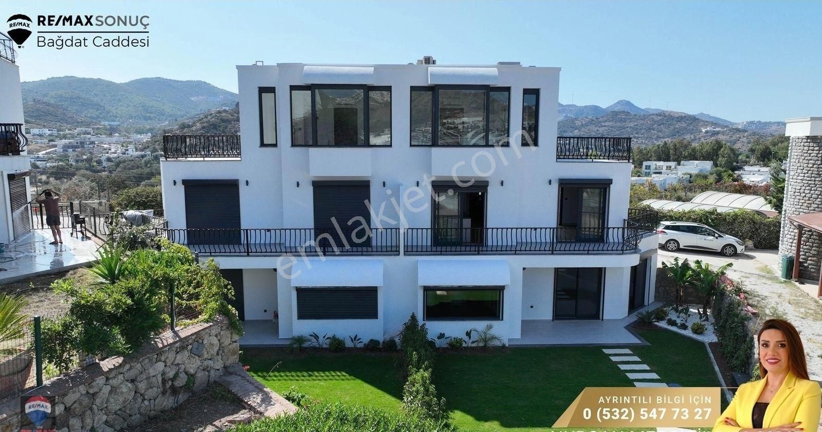 Bodrum Pınarlıbelen Satılık Villa YALIKAVAK MAVİ YAŞAM EVLERİNDE PLAJA 5 DK TRİBLEKS 3+1 ULTRA LÜKS İKİZ VİLLA