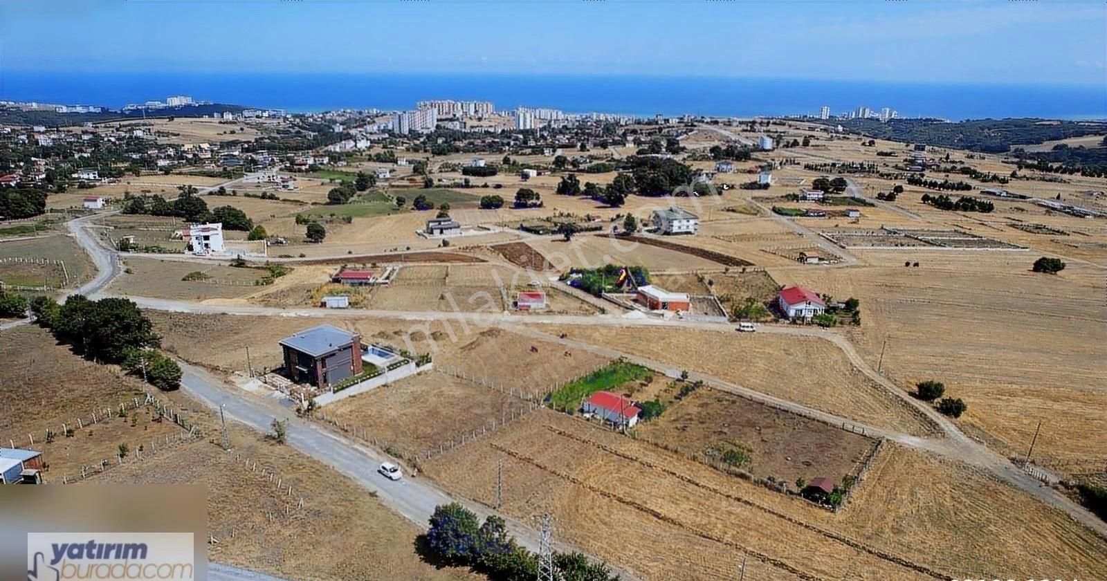 Atakum Büyükoyumca Satılık Konut İmarlı Büyükoyumca'da Deniz Manzaralı Satılık Villa Arsası