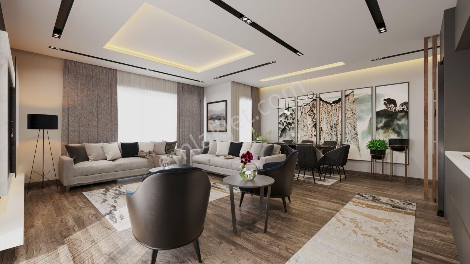 Kuşadası Değirmendere Mevkiinde 2+1 Ve 3+1 Fulpanoramik Deniz Manzaralı Lüx Daireler - Görsel 13