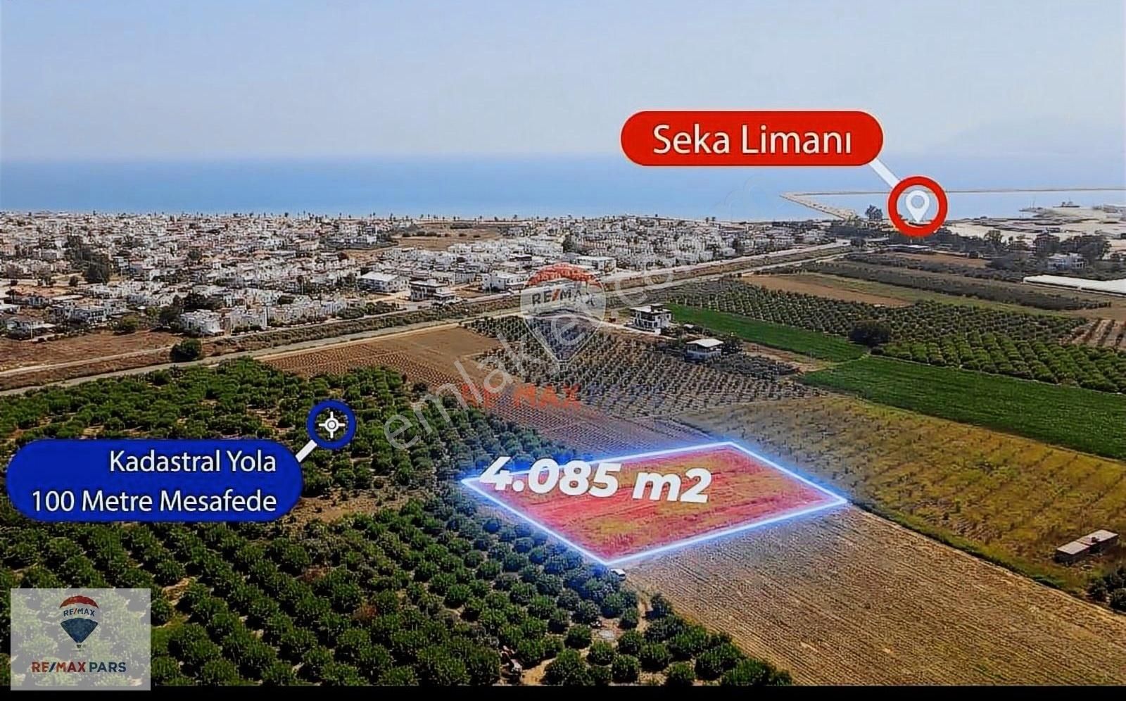 Silifke Taşucu Satılık Tarla REMAX PARS'TAN SİLİFKE TAŞUCU LİMANINA 500 METRE MESAFEDE TARLA