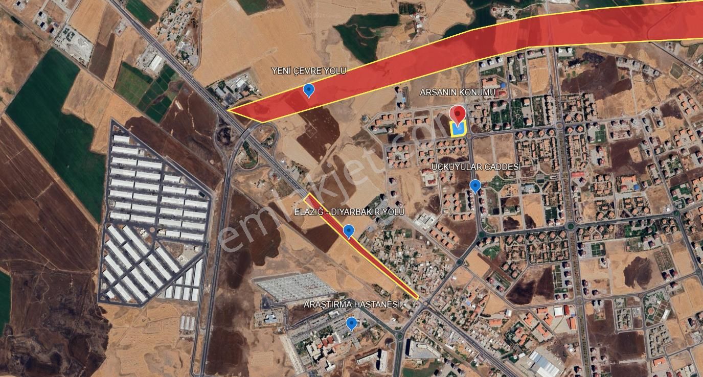 Yenişehir Üçkuyu Satılık Konut İmarlı  ARAŞTIRMA KARŞISI ÜÇKUYULAR KAVŞAKTA İMARLI ACİL SATILIK ARSA