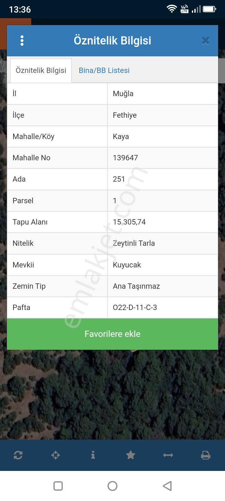 Muğla İli Fethiye İlçesi Kayaköy Mah Satılık Tarla - Görsel 5