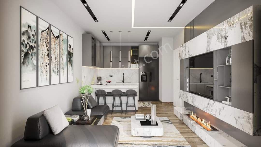 Kuşadası Merkezde Ultralux Havuzlu Yerden Isıtmalı 1+1 Daireler - Görsel 9