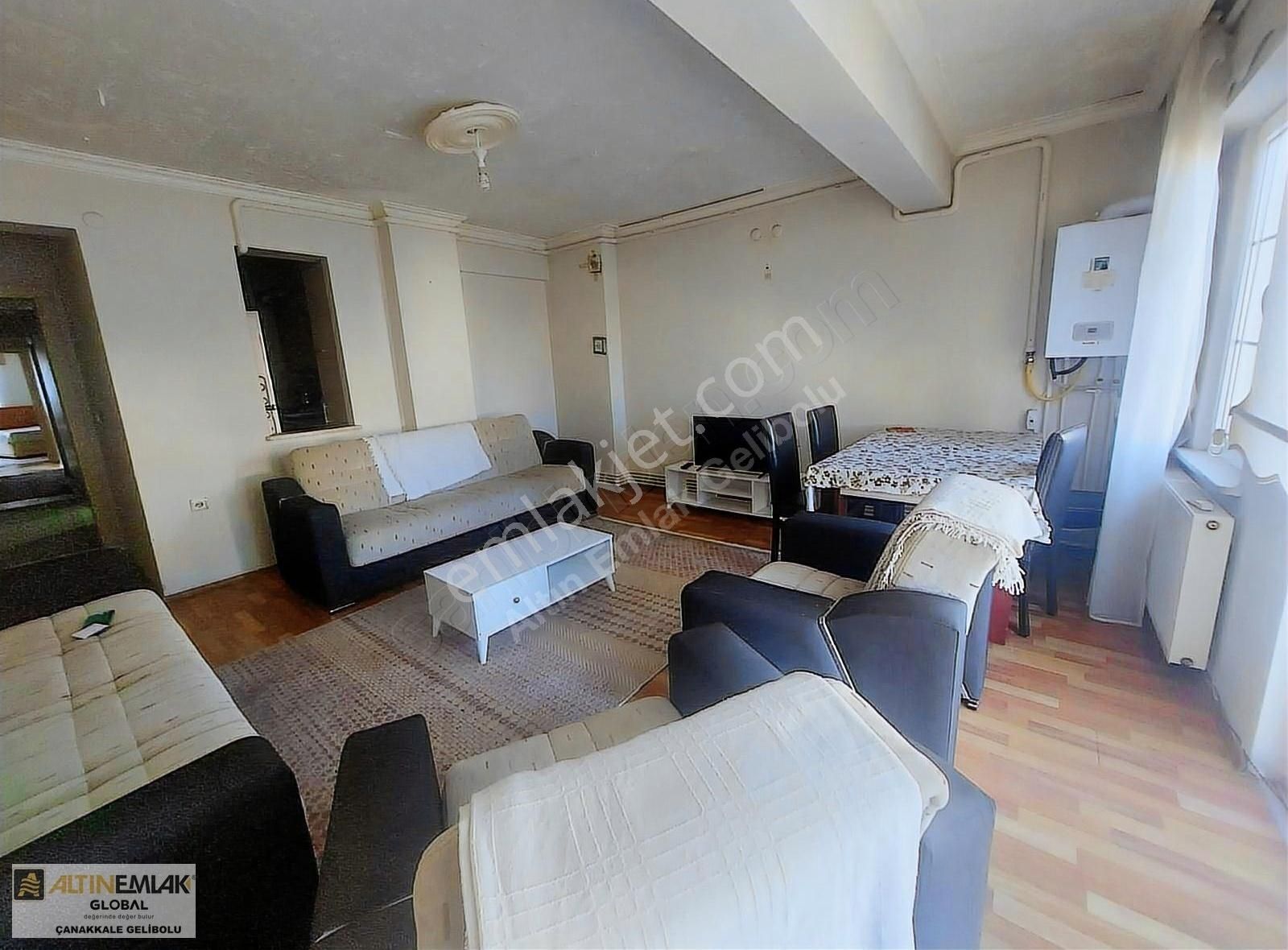 Gelibolu Camiikebir Eşyalı Kiralık Daire ALTIN EMLAKTAN CARSI MERKEZDE 3+1 FULL EŞYALI KİRALIK DAİRE